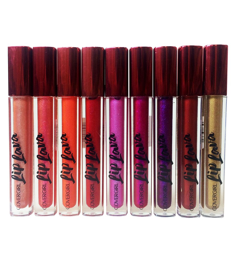 (9 Pack) CoverGirl Colorlicious Lip Lava Lip Gloss, Complete 9 COLORS