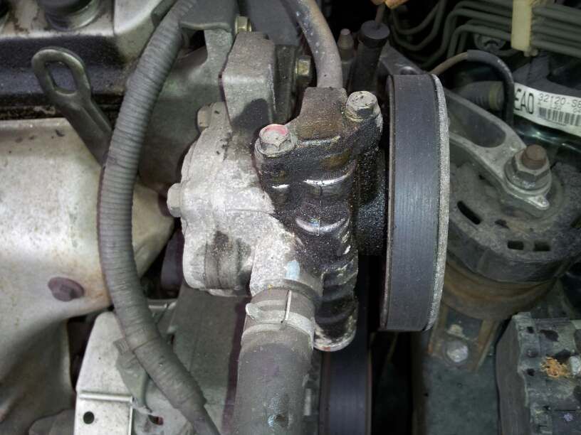 1998 Honda accord power steering pump leak #4