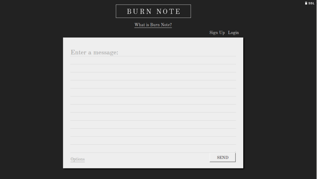 Envía mensajes autodestruibles con Burn Note
