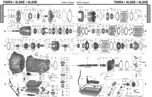 4l60e Parts Diagram Exploded View 