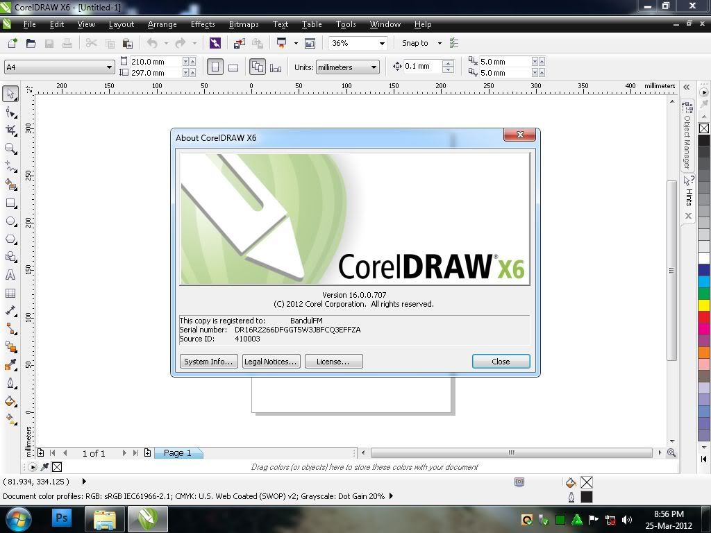 Free Download CorelDraw X6 Full Version Keygen