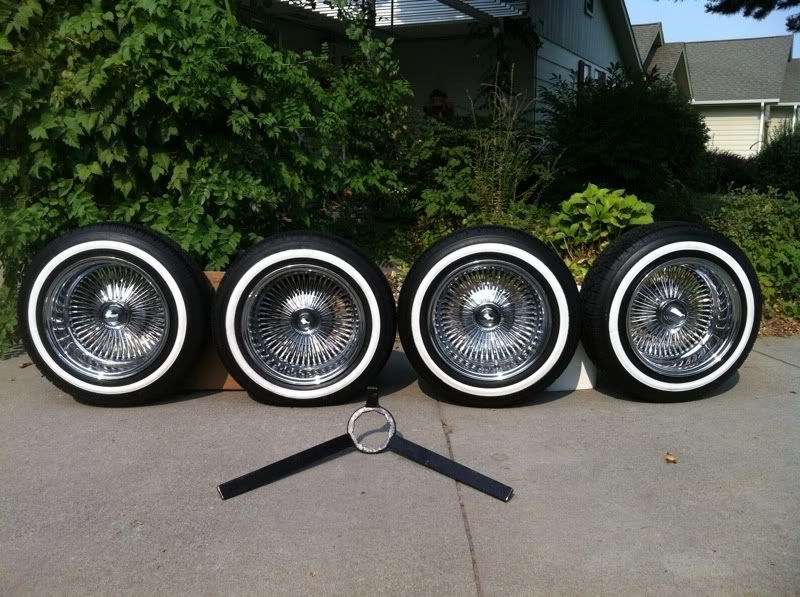 500 14x7 100 spoke wires chrome