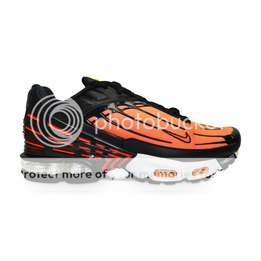 nike tuned 1 black orange