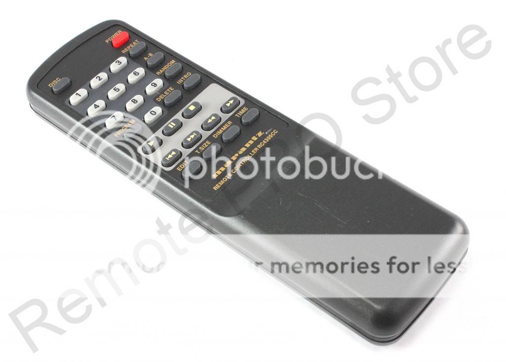marantz cc4001 5-disc cd changer original remote control cc4300