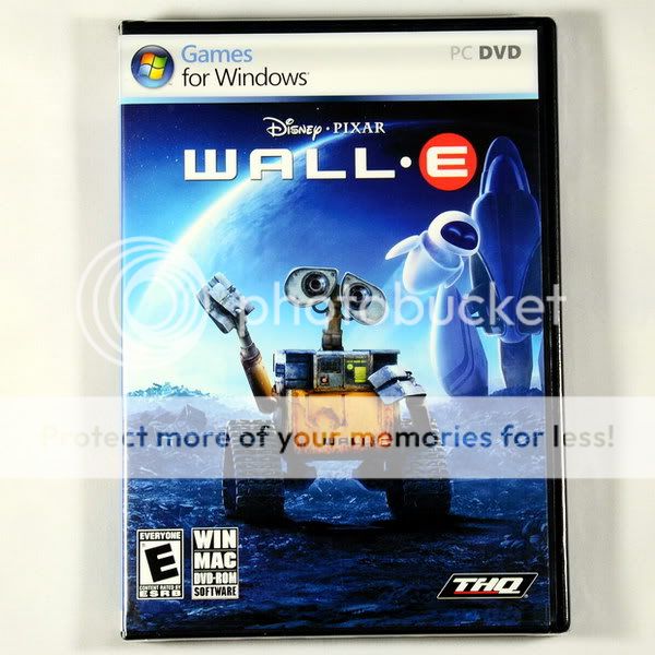 WALL E (PC Games) For PC & Mac New Sealed Pixar THQ 752919493335 