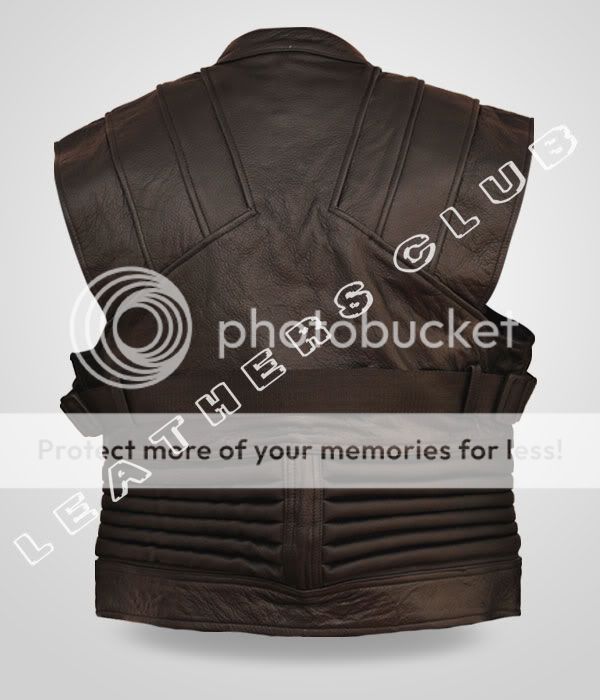 Mens Hawkeye The Avengers Jeremy Renner Barton Motorcycle Leather